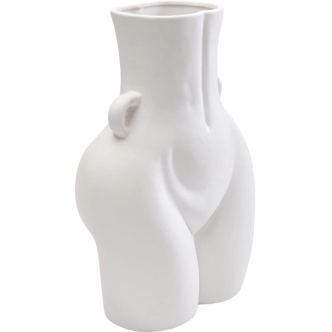 KARE Design Vase Donna blanc 40  