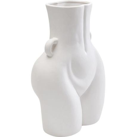 KARE Design Vase Donna blanc 40  