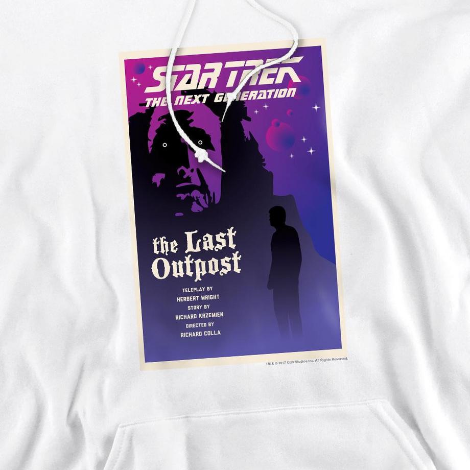 Star Trek The Next Generation Stagione 1 Episodio 5 Felpa con Cappuccio  