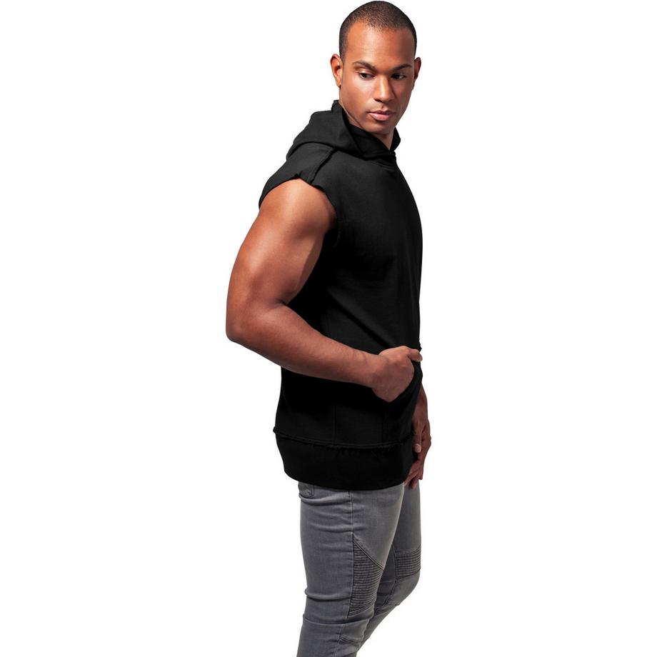 URBAN CLASSICS Classic Open Ärmelloser Hoodie  