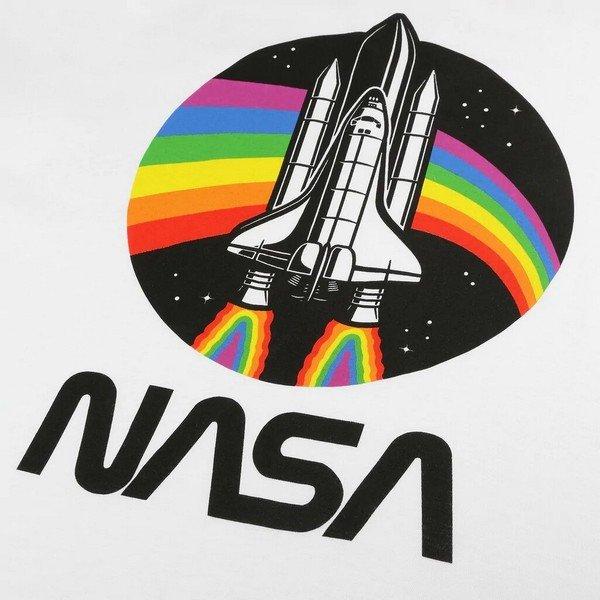 Nasa Space Shuttle Regenbogen Logo T-Shirt  