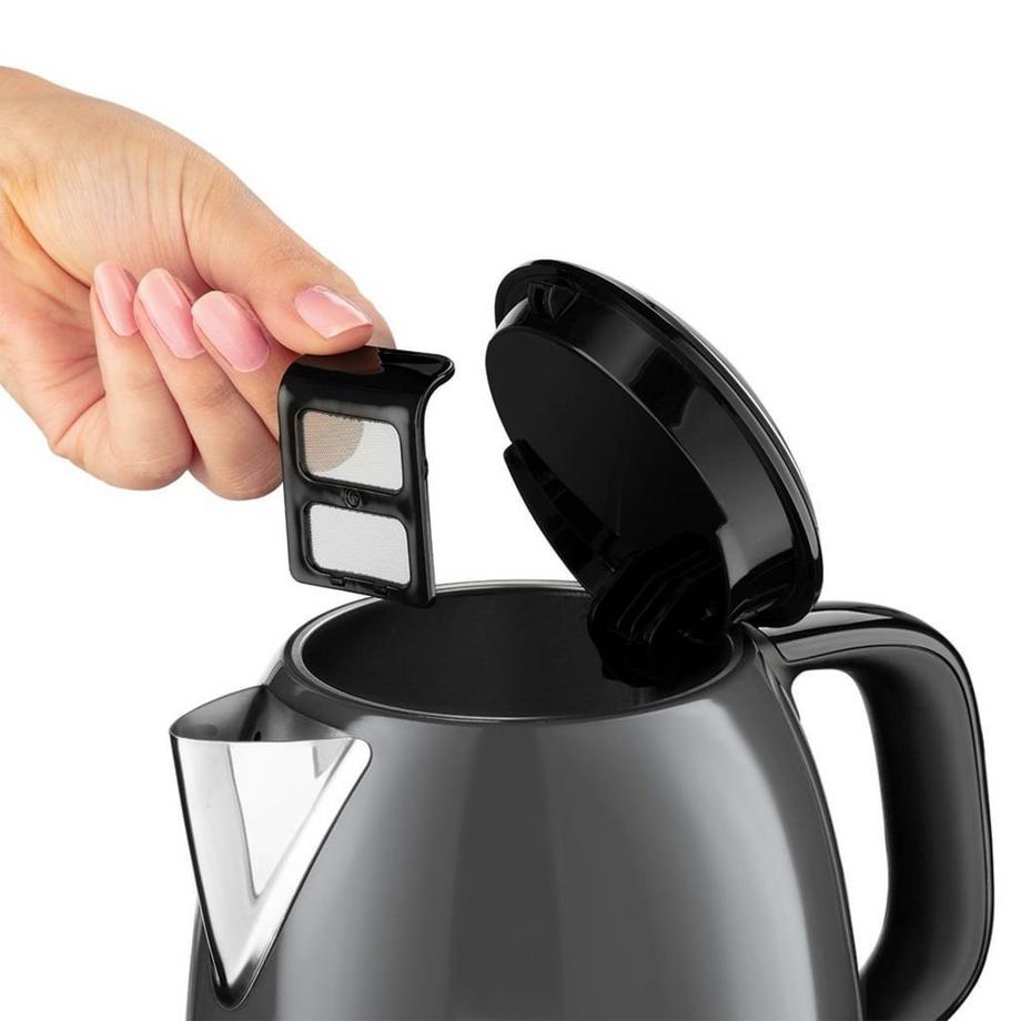 Russell Hobbs RUSSELL HOBBS 24993-70 BOLLITORE ELETTRICO 1 L NERO, GRIGIO  