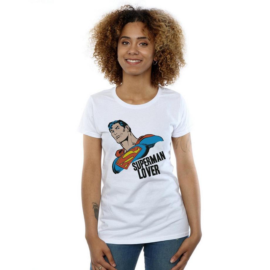 DC COMICS Superman Lover T-Shirt Imprimé  