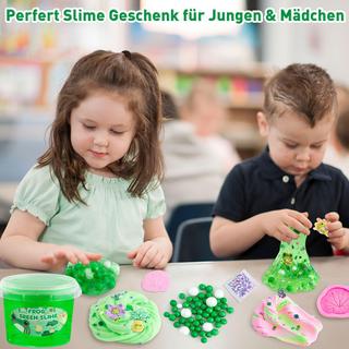 Activity-board  Frosch-Klarschleim-Klarschleim-Set mit 9 Schleimzusätzen, Slime Kids 