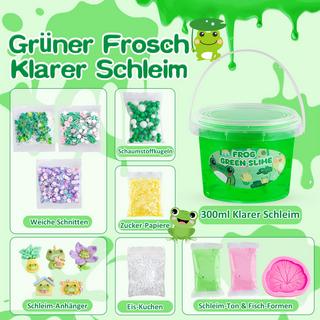 Activity-board  Frosch-Klarschleim-Klarschleim-Set mit 9 Schleimzusätzen, Slime Kids 