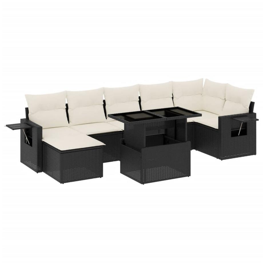 set divano da giardino Polirattan