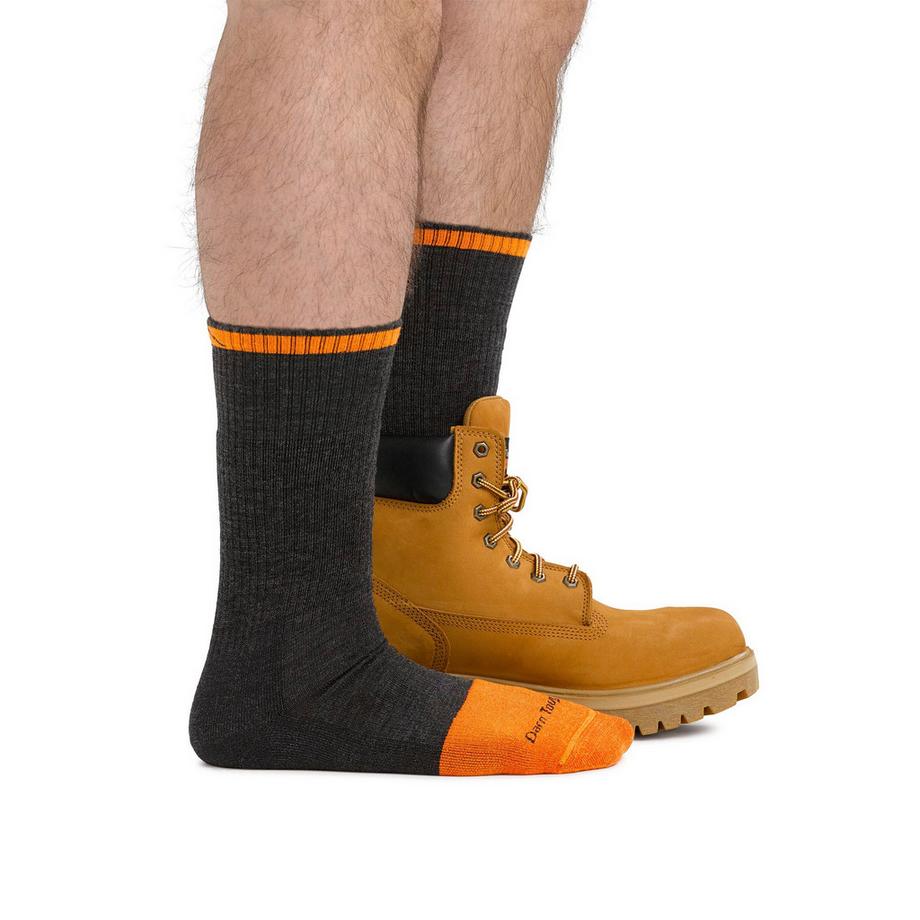 Darn Tough Vermont  Darn Tough Chaussettes Homme Bottes Travail Mérinos Coussinées Résistantes 