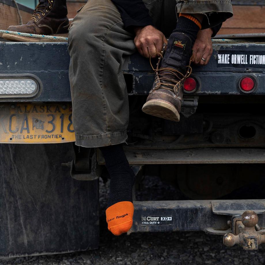 Darn Tough Vermont  Darn Tough Chaussettes Homme Bottes Travail Mérinos Coussinées Résistantes 