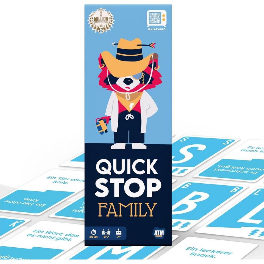 Kartenspiel Quickstop Familien-Edit