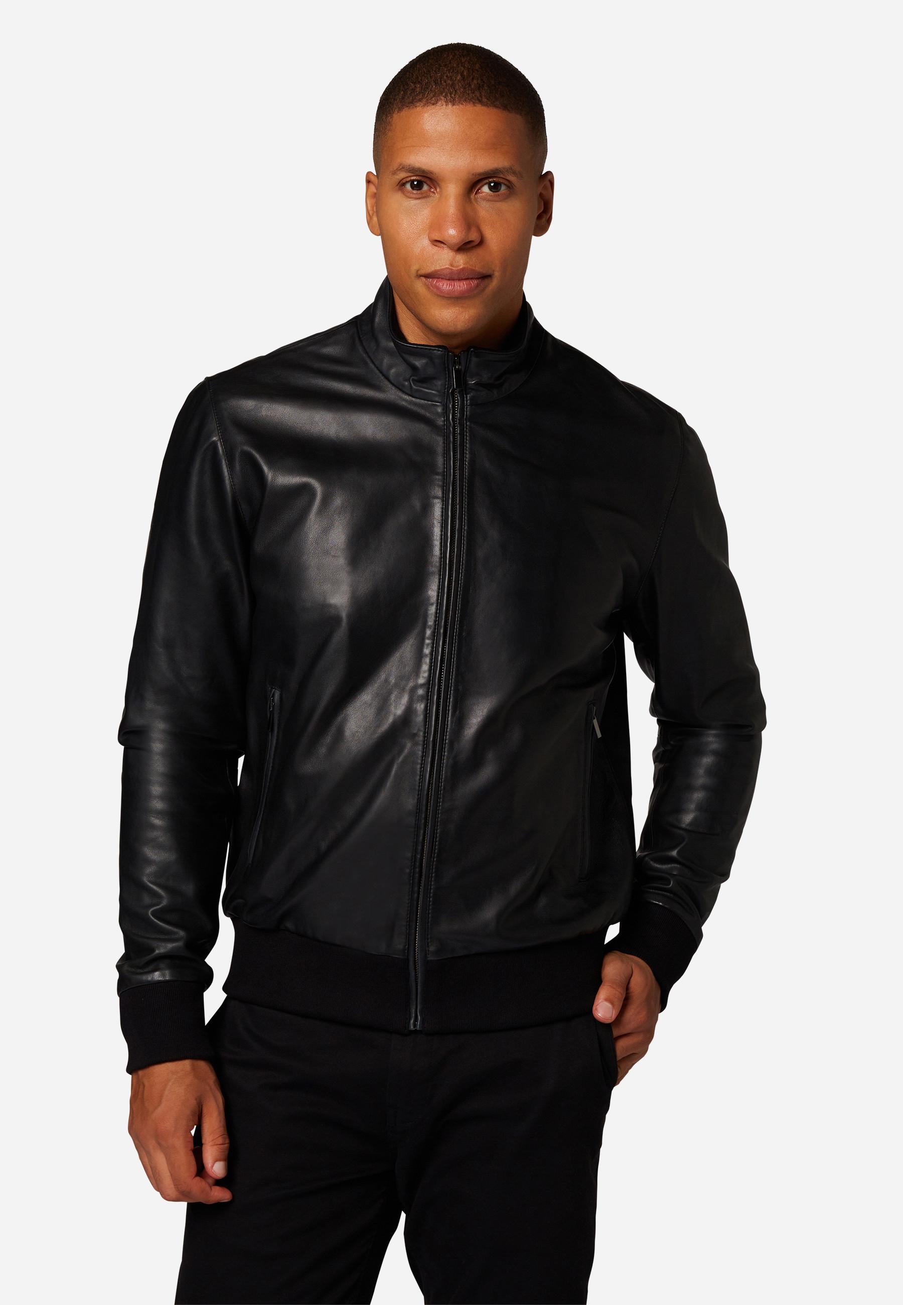 RICANO  Lederjacke Lalo, Bomber-Jacke mit Stehragen 