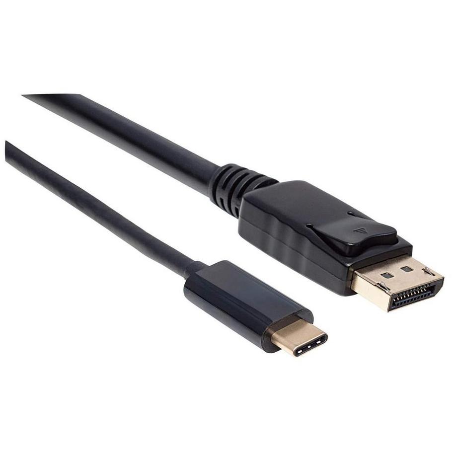 Manhattan  Manhattan USB-C auf DisplayPort-Adapterkabel, Konvertiert das Alternate-Mode-Signal in ein DisplayPort 4K-Ausgangssignal, 2 m, 
