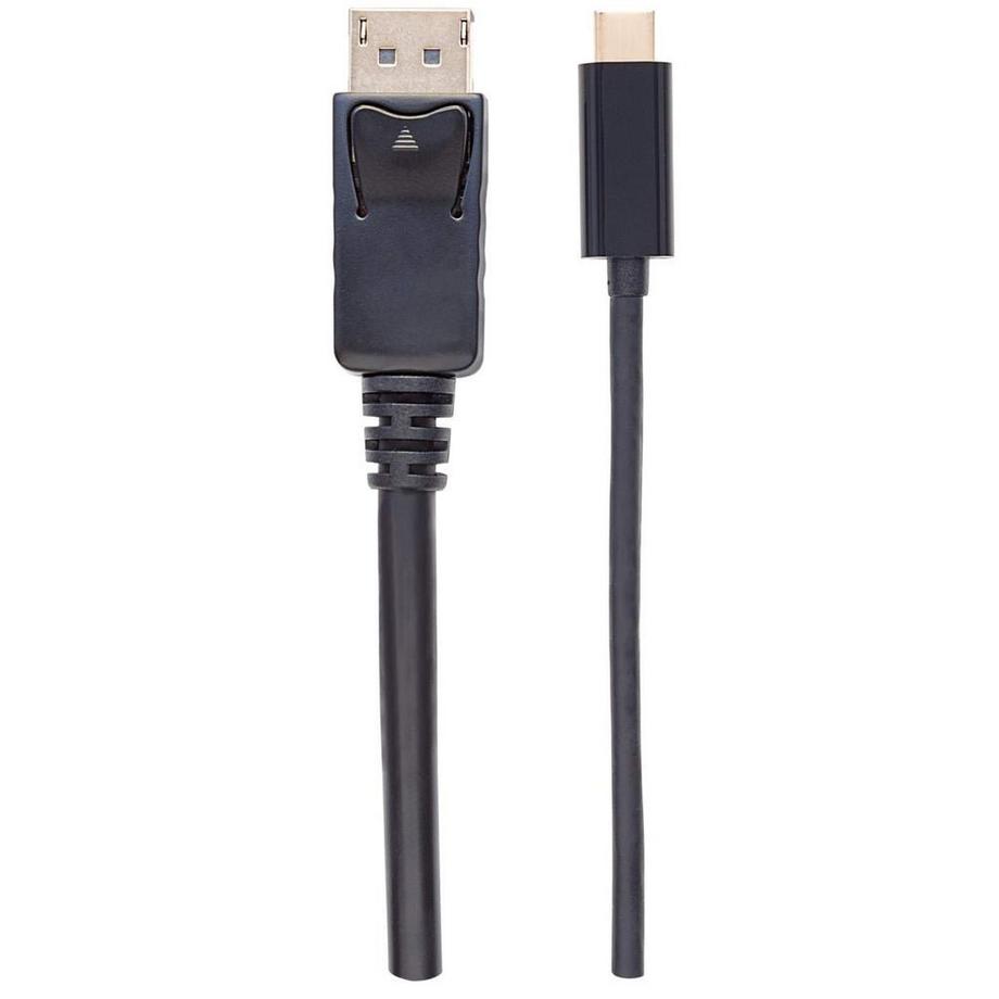 Manhattan  Manhattan USB-C auf DisplayPort-Adapterkabel, Konvertiert das Alternate-Mode-Signal in ein DisplayPort 4K-Ausgangssignal, 2 m, 