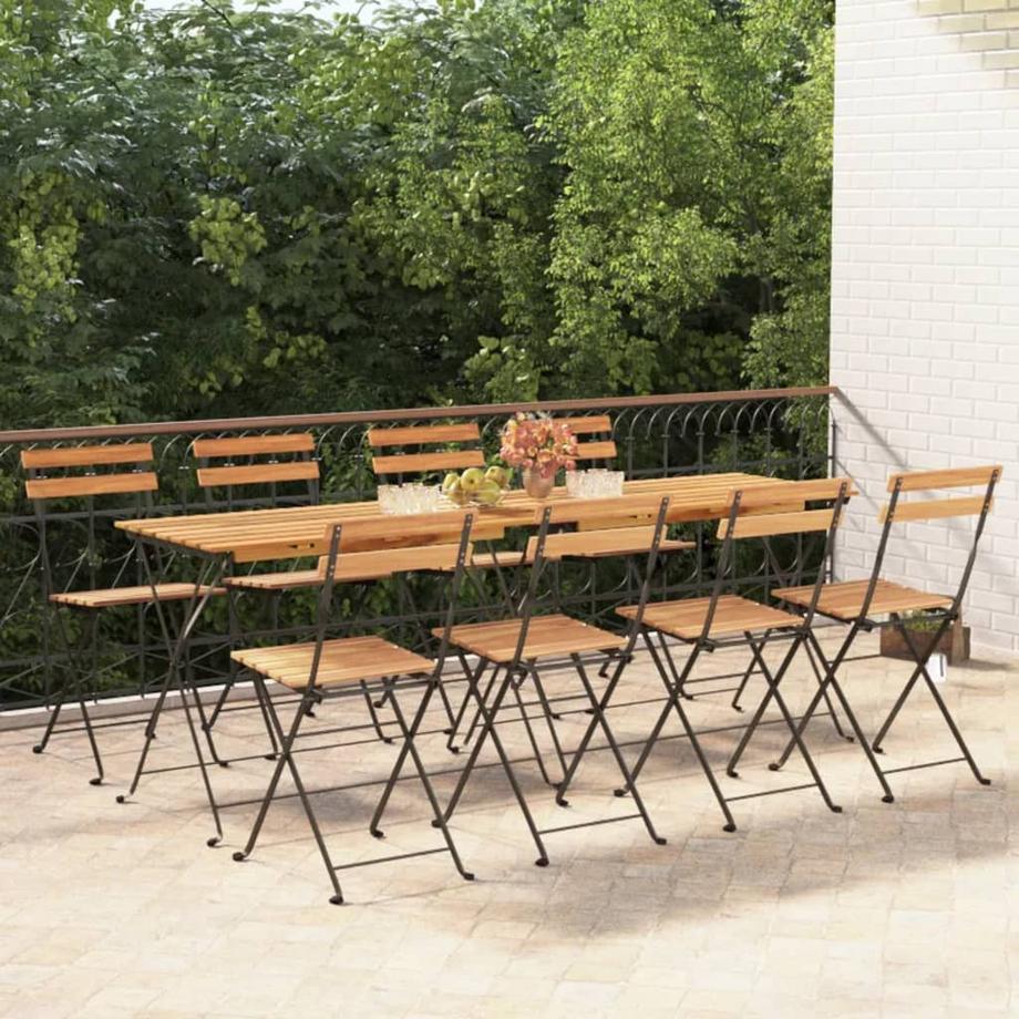 VidaXL Klappbarer bistrostuhl akazienholz  