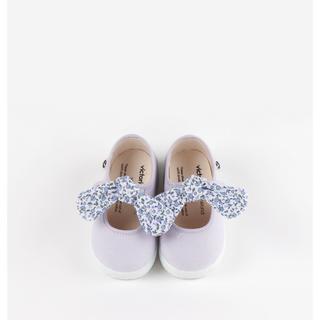 Victoria  ballerinas mit schleife und liberty-motiv, baby, mädchen 