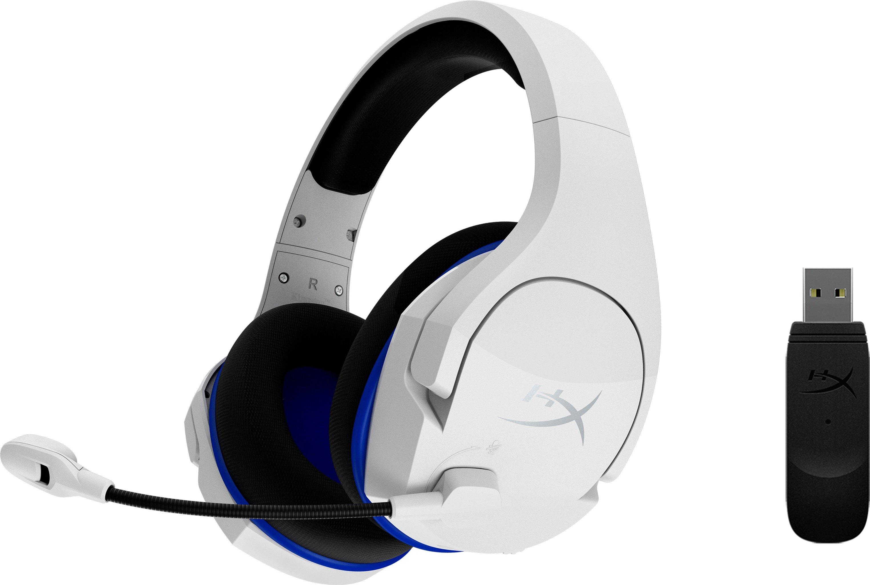   HyperX Cloud Stinger Core – Cuffie da gaming wireless (bianco-blu) – PS5-PS4 