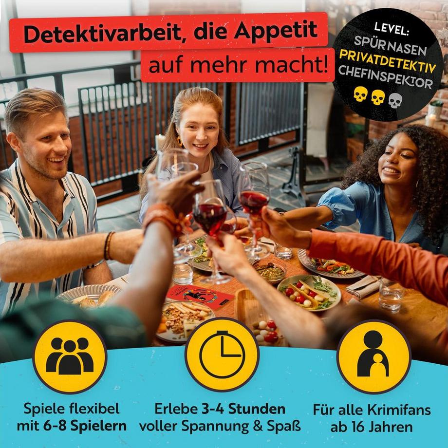 Gourmet Criminelle  Partyspiel Skandal im Schlosshotel 