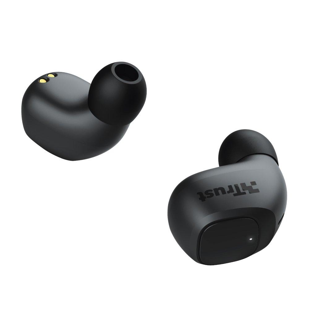 Trust  Trust Nika Compact Casque True Wireless Stereo (TWS) Ecouteurs Appels/Musique Bluetooth Noir 