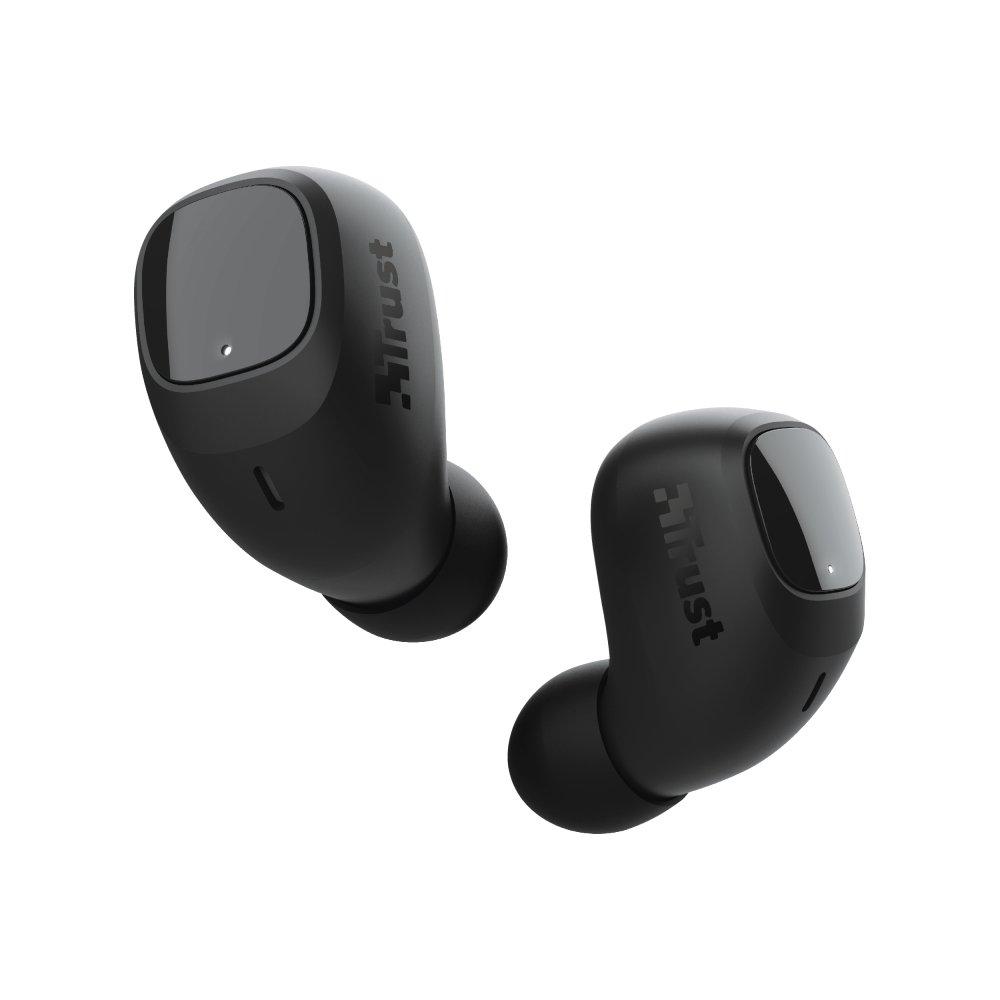 Trust  Trust Nika Compact Auricolare True Wireless Stereo (TWS) In-ear Musica e Chiamate Bluetooth Nero 