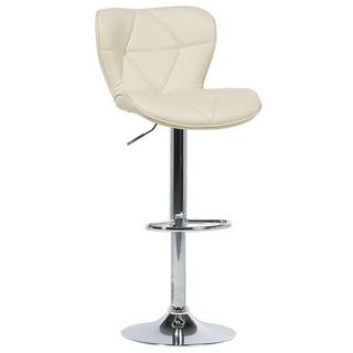 Beliani Lot de 2 chaises de bar en Cuir PU Moderne VALETTA  