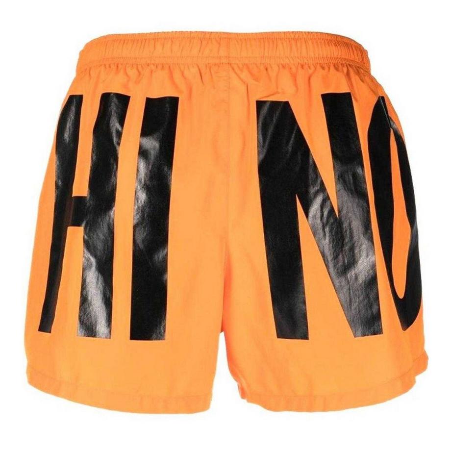 MOSCHINO Badeshorts mit Logo Print  