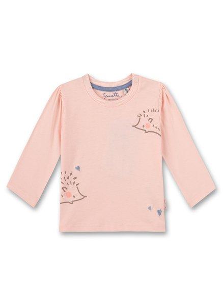 Sanetta Fiftyseven  Baby Mädchen-Shirt langarm Little Spikes rosa 