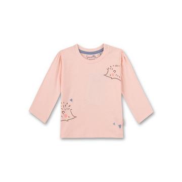 Baby Mädchen-Shirt langarm Little Spikes rosa