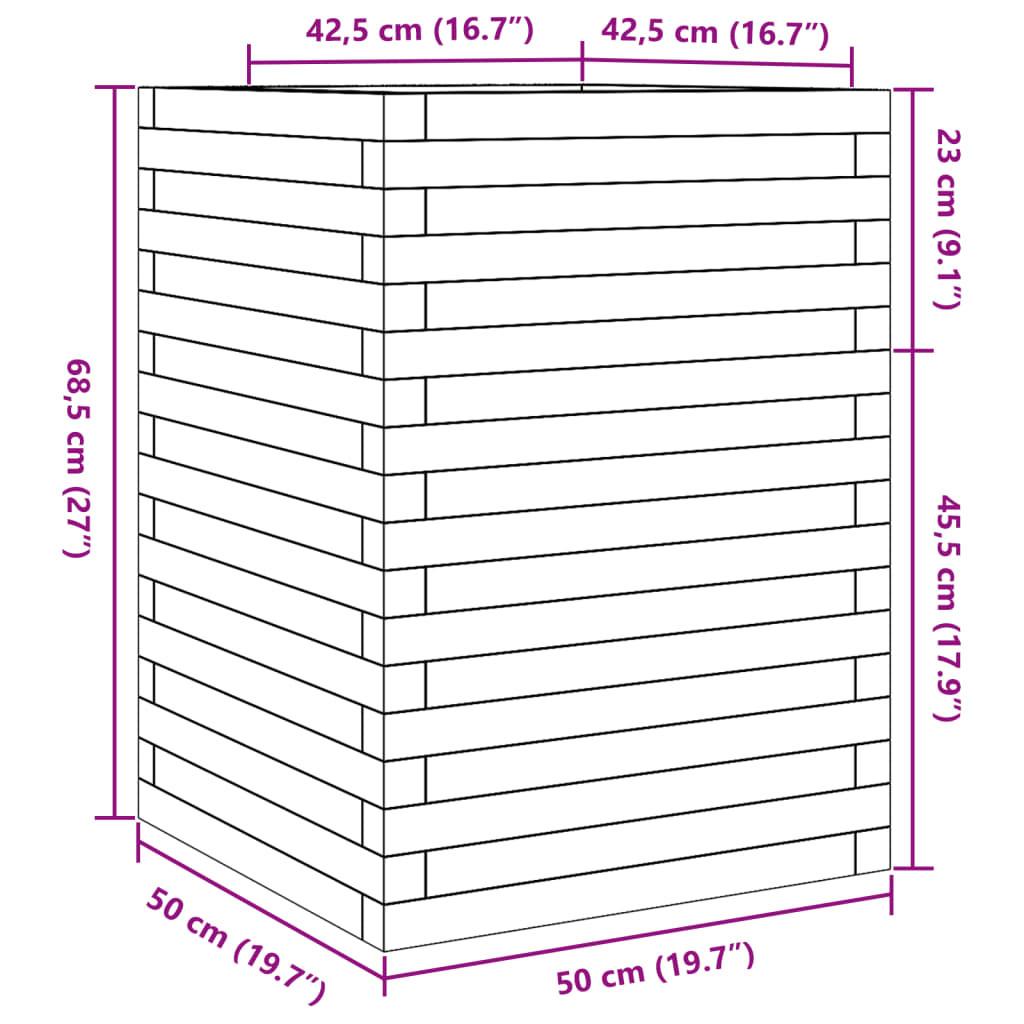 VidaXL fioriera da giardino Legno di pino impregnato  