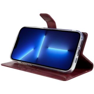 Mercury  iPhone 14 Pro Max - Blue Moon Étui Cartes bordeaux 