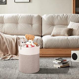 Alopini Wäschekorb aus gewebter Baumwolle  