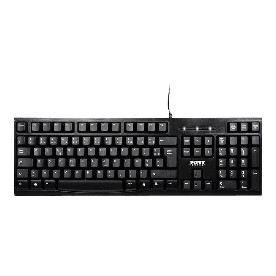 Port Designs  3-in-1-Telearbeitspaket Tastatur, Maus, Support  Home Office 