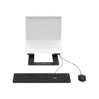 Port Designs  3-in-1-Telearbeitspaket Tastatur, Maus, Support  Home Office 