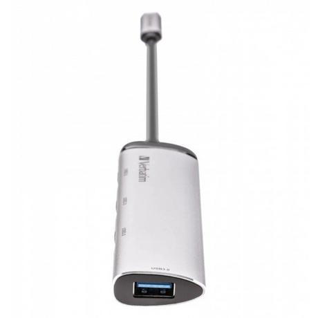 Verbatim  USB Multiport HUB (4 Ports, USB A, USB C, 15 cm) 