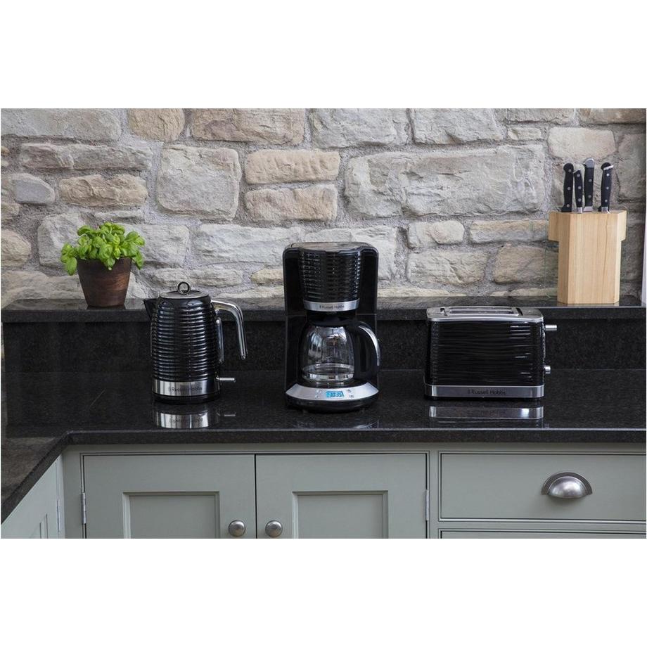 Russell Hobbs Inspire Black Toaster - noir  