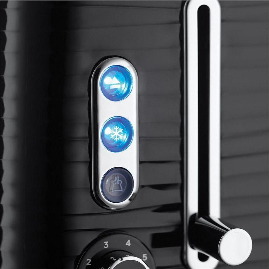 Russell Hobbs Inspire Black Toaster - noir  