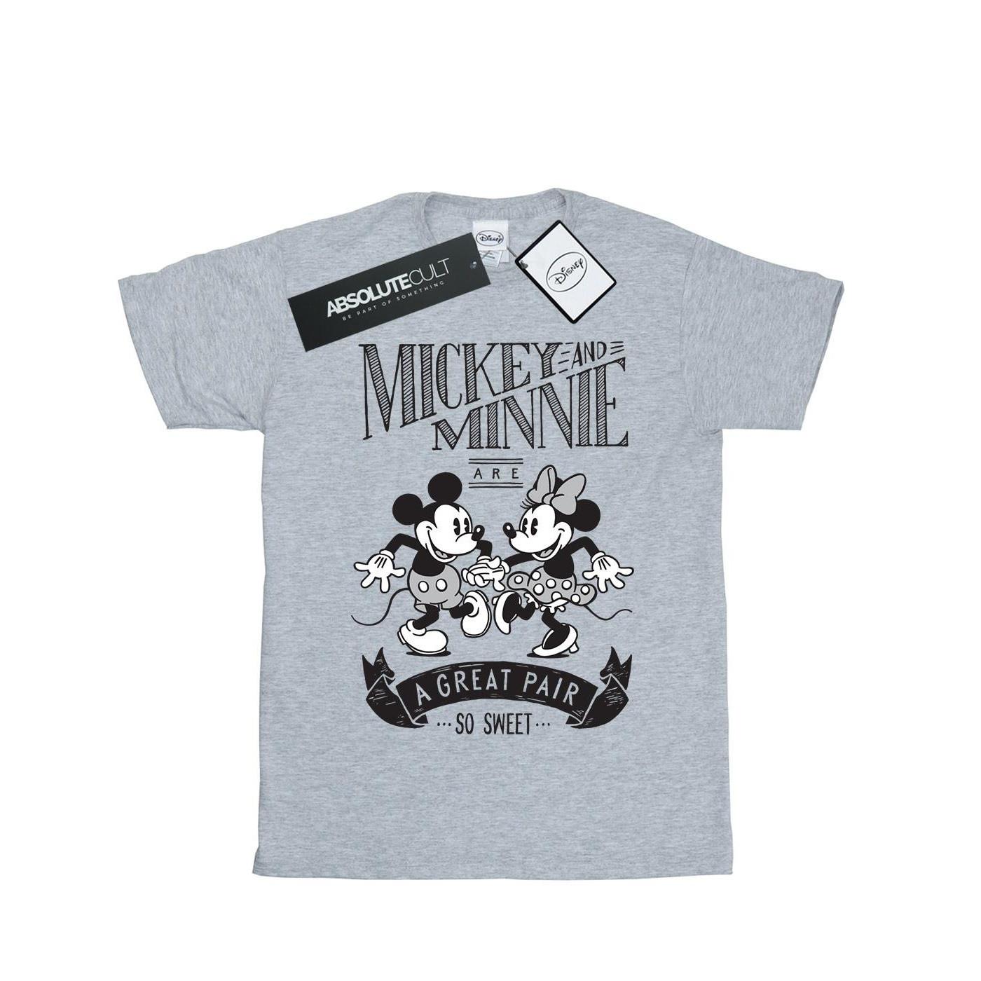 Disney  Mickey And Minnie Mouse Great Pair TShirt 