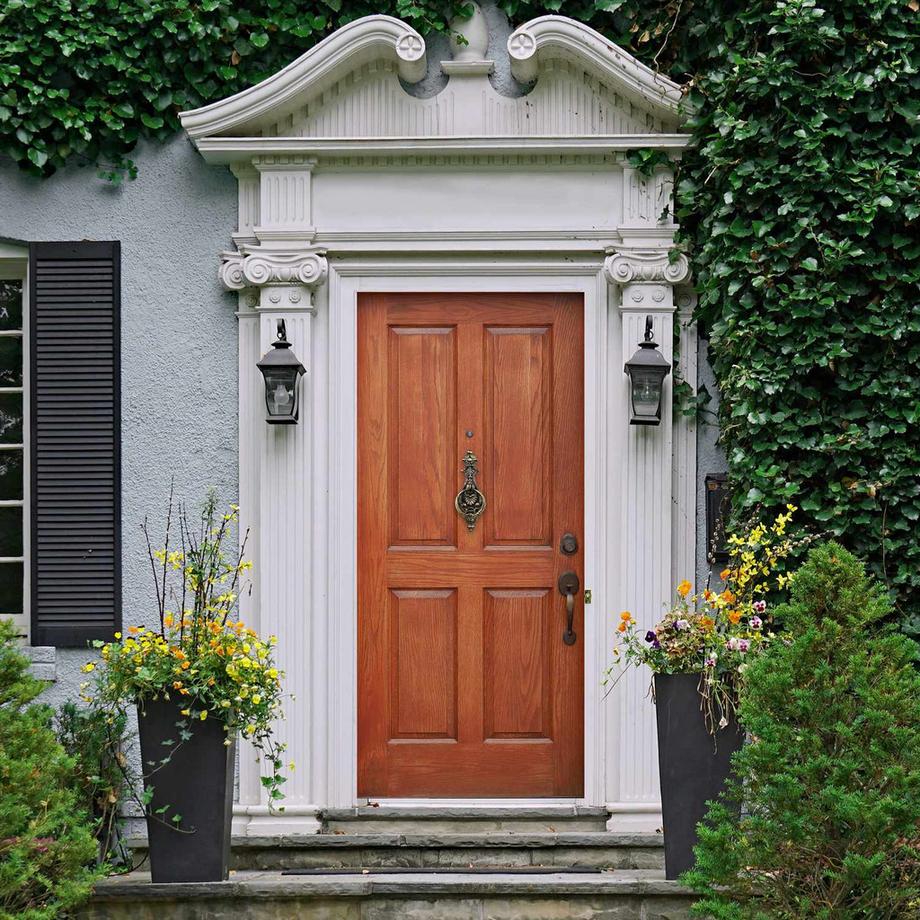 B2X  Heurtoir de porte couleur bronze 