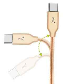 Akashi  Akashi USB-CUSB Metallkabel – Gold 