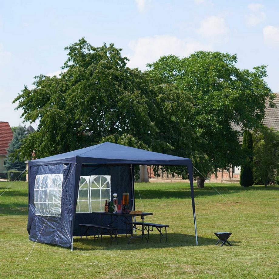 Northio Partyzelt 3x3 m 2 Wände  