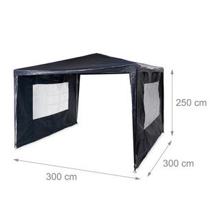 Northio Tente de fête 3x3 m 2 murs  