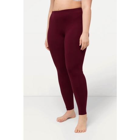 Ulla Popken  Leggings di cotone con cintura completamente elastica 