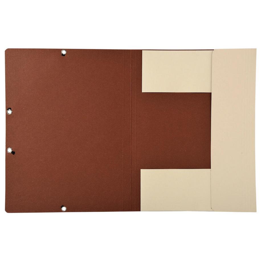 Exacompta Chemise 3 rabats à élastique carte recyclée 380g/m2 Forever - A4 - x 25  