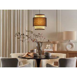 Beliani Lampe suspension en Polyester Moderne BOERI  