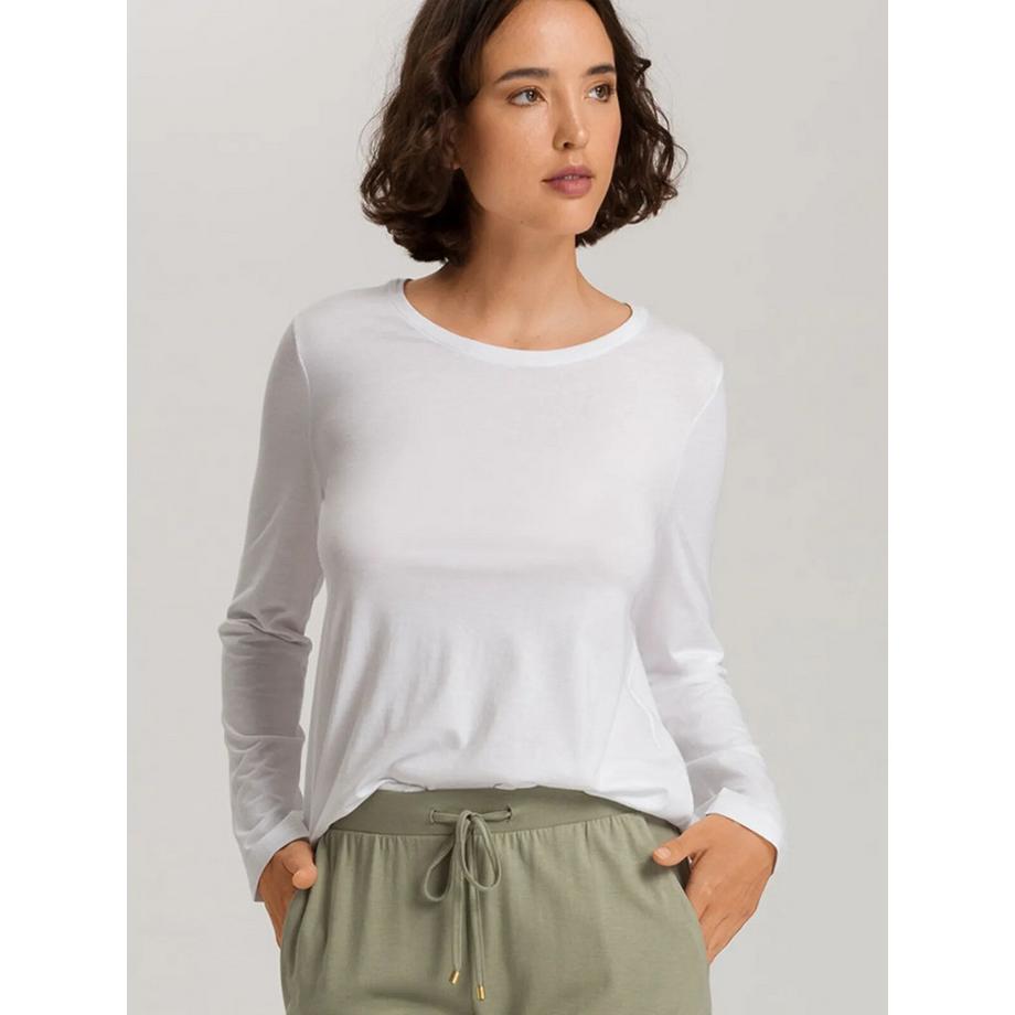 HANRO Sleep & Lounge T-shirt à manches longues  