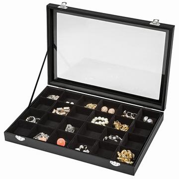 Boîte à bijoux 24 compartiments