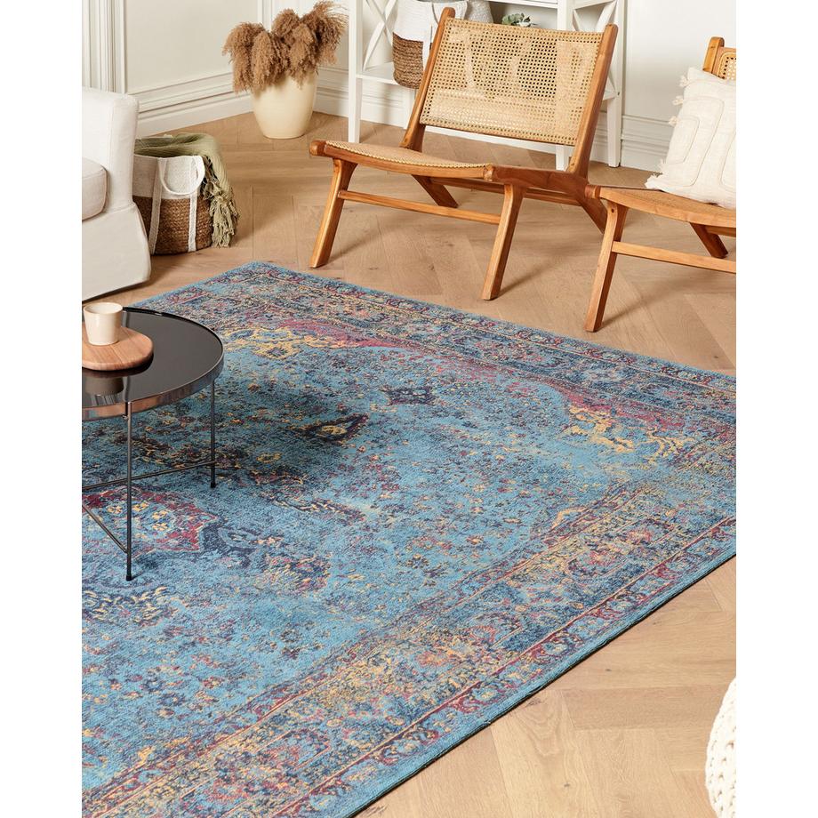 Beliani Tapis en Coton  KANSU  