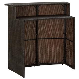 VidaXL Bartisch poly-rattan  