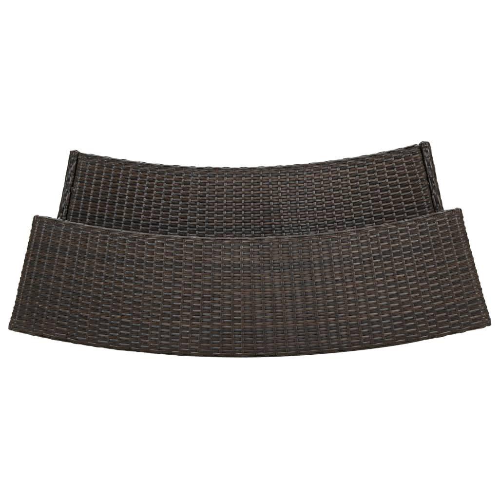 VidaXL Bartisch poly-rattan  