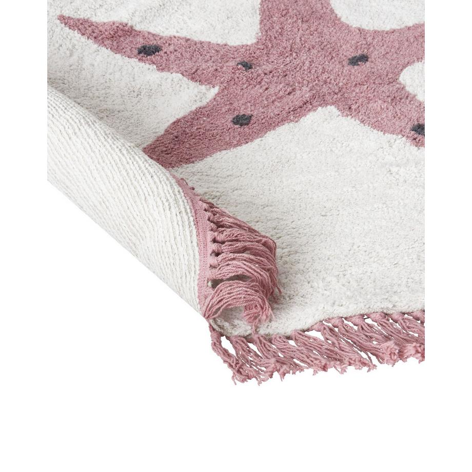 Beliani Kinderteppich aus Baumwolle Modern STARS  