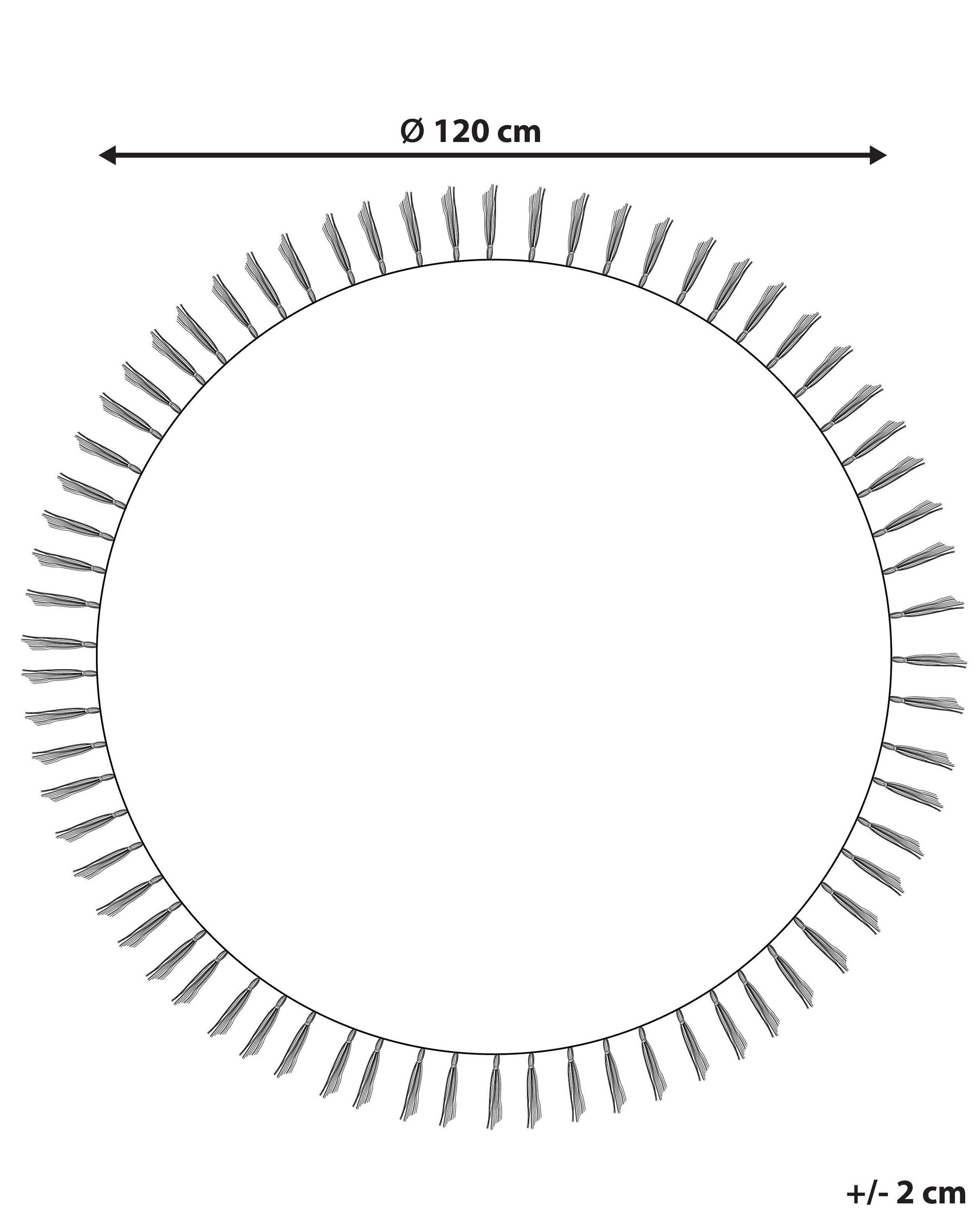 Beliani Tapis enfant en Coton Moderne STARS  