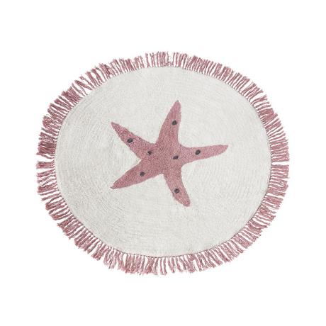 Beliani Tapis enfant en Coton Moderne STARS  